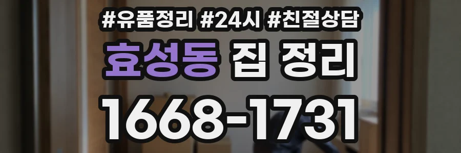 효성동 집 정리
