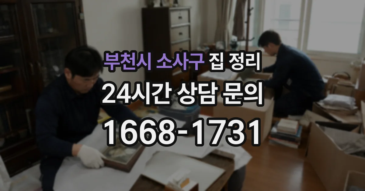 부천시 소사구 집 정리