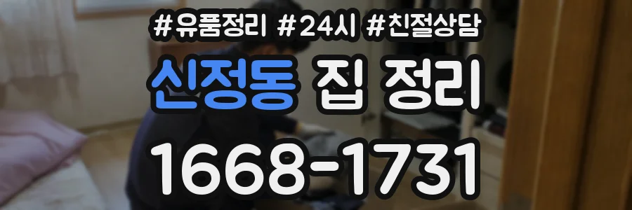 신정동 집 정리