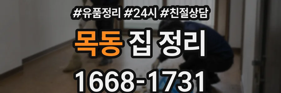 목동 집 정리