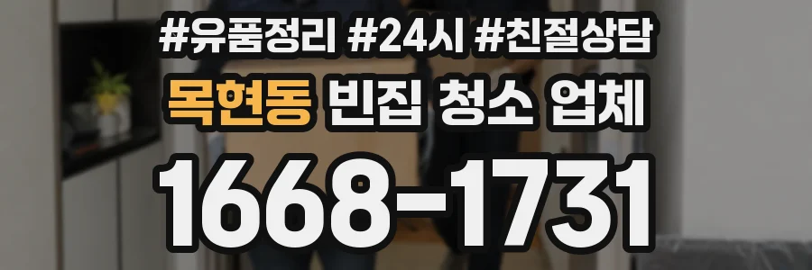 목현동 빈집 청소 업체