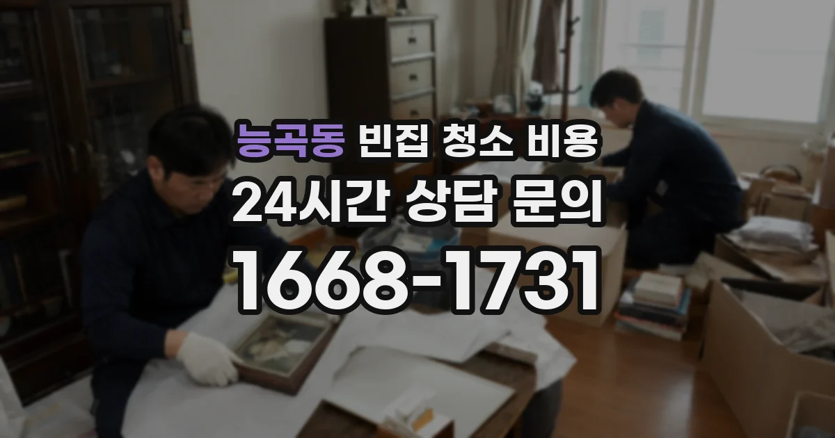 능곡동 빈집 청소 비용