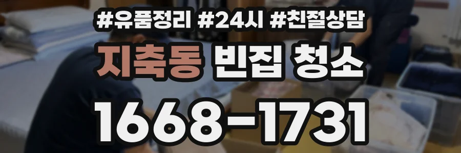지축동 빈집 청소