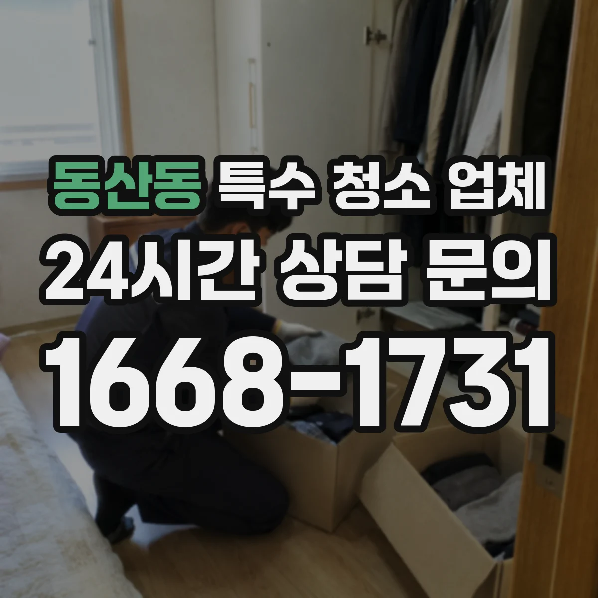 동산동 특수 청소 업체