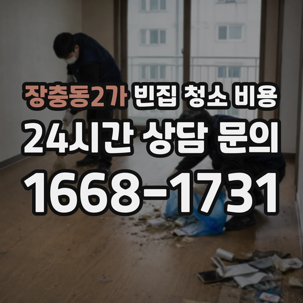 장충동2가 빈집 청소 비용