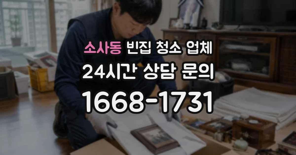 소사동 빈집 청소 업체