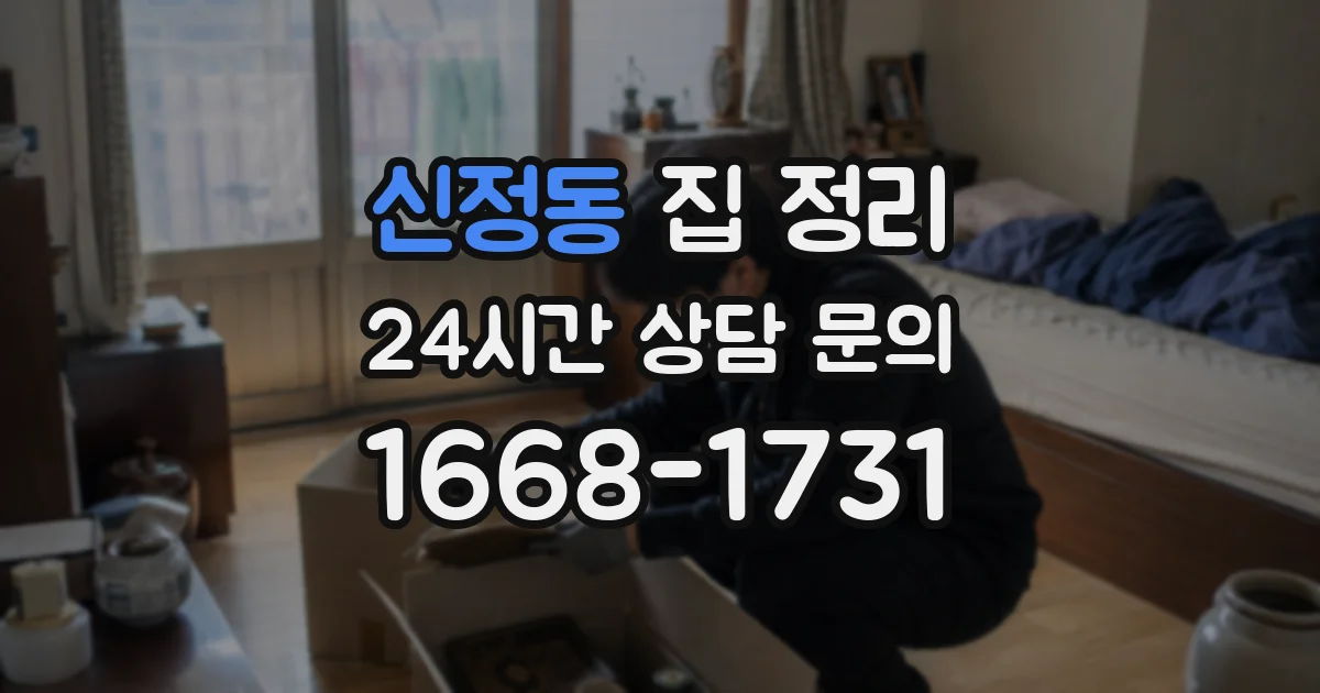 신정동 집 정리