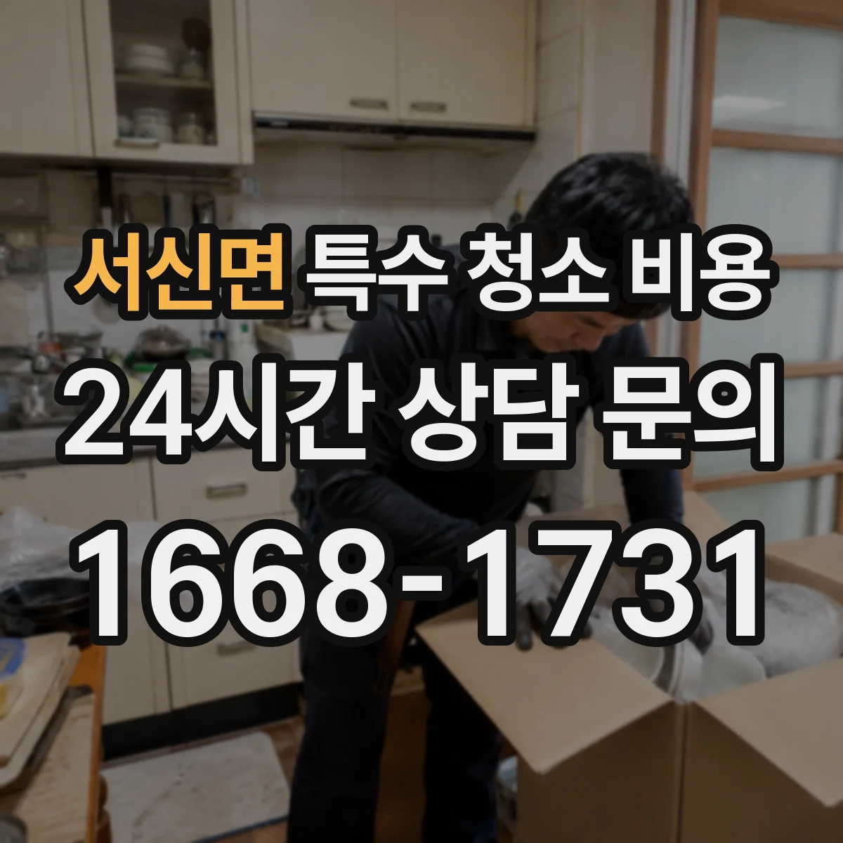 서신면 특수 청소 비용