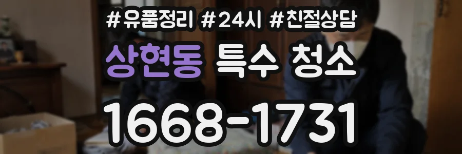 상현동 특수 청소