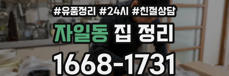 자일동 집 정리