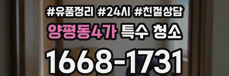 양평동4가 특수 청소