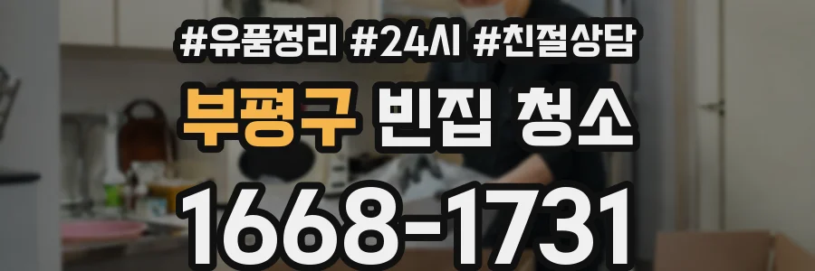 부평구 빈집 청소