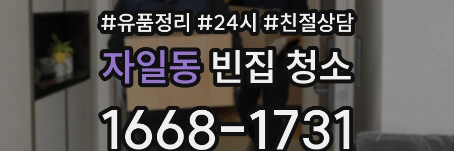 자일동 빈집 청소