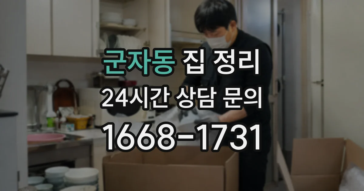 군자동 집 정리