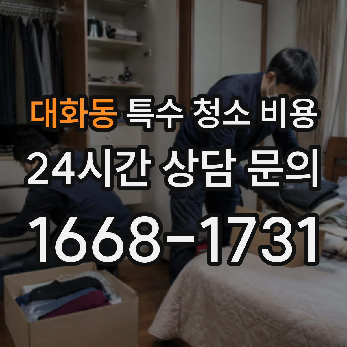 대화동 특수 청소 비용