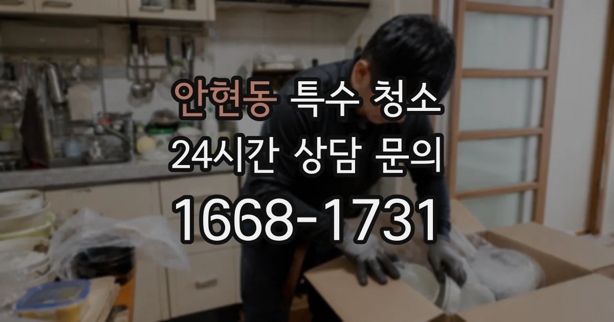 안현동 특수 청소