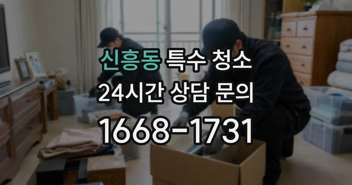 신흥동 특수 청소