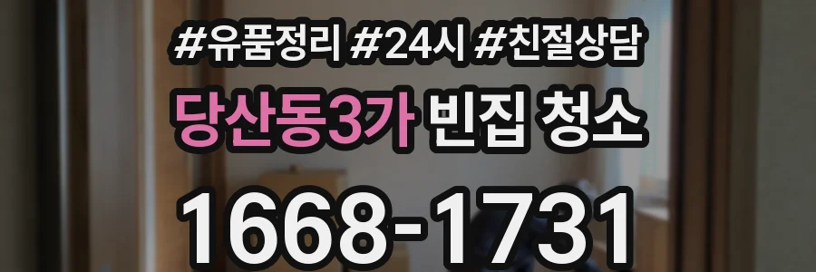 당산동3가 빈집 청소