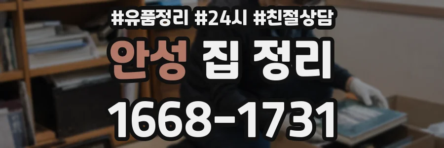 안성 집 정리