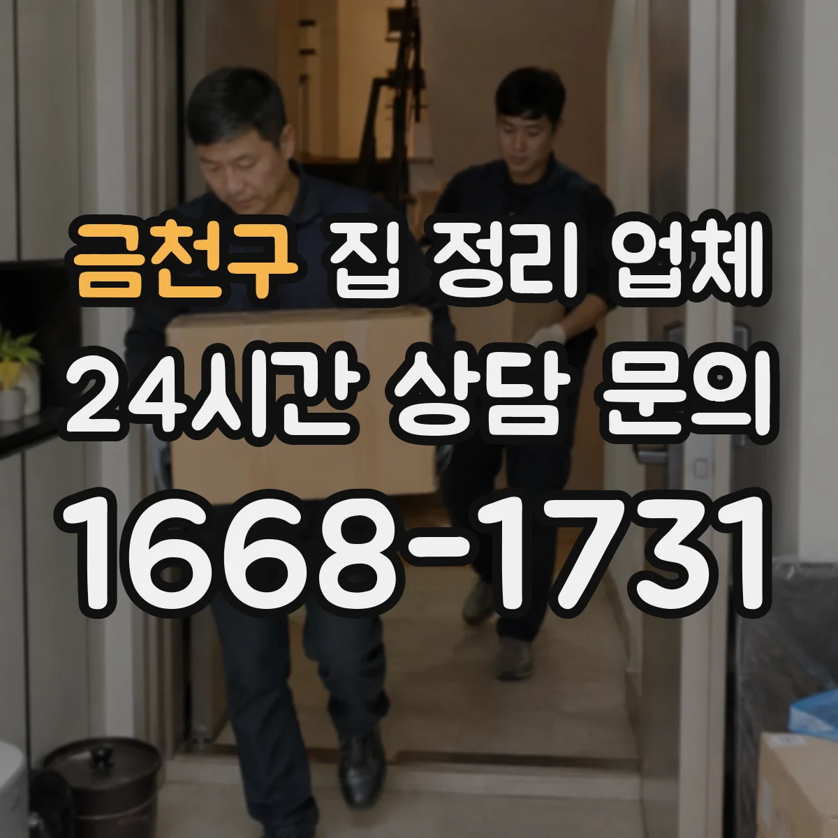 금천구 집 정리 업체