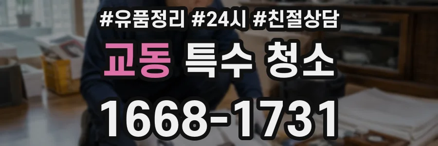 교동 특수 청소