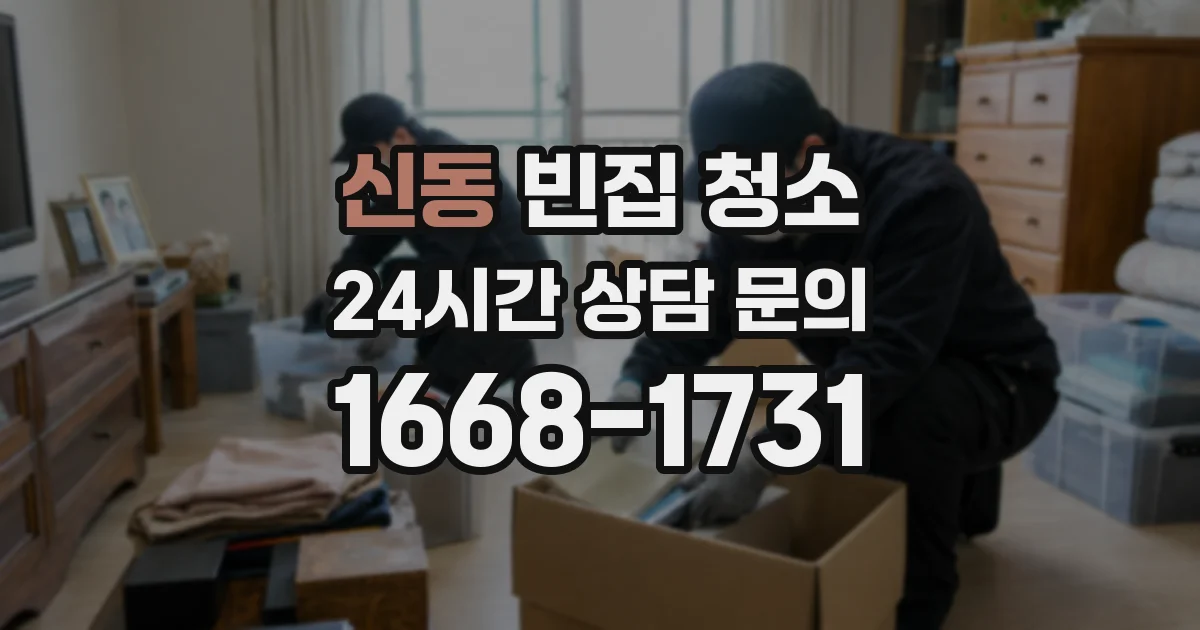 신동 빈집 청소