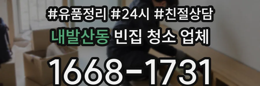 내발산동 빈집 청소 업체