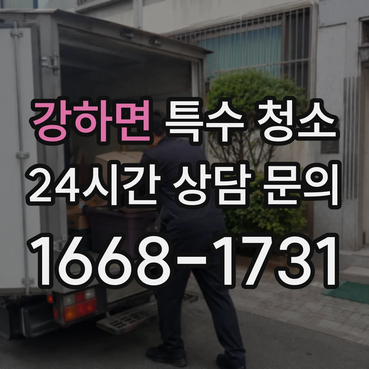 강하면 특수 청소