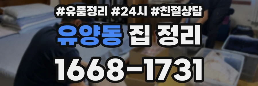 유양동 집 정리