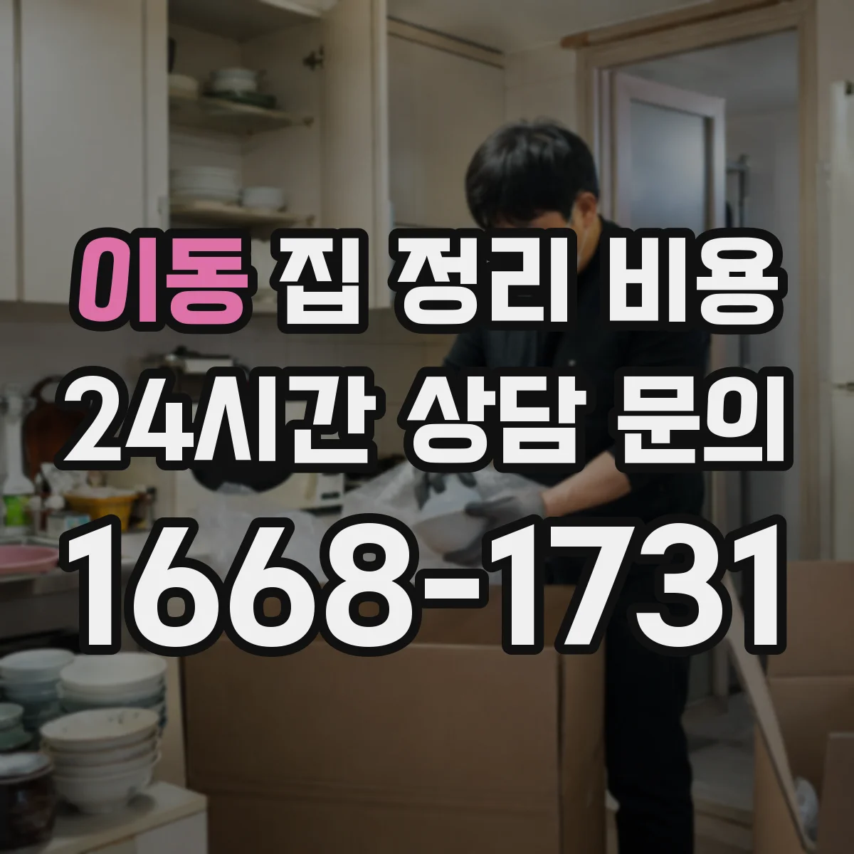 이동 집 정리 비용