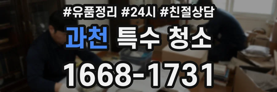 과천 특수 청소