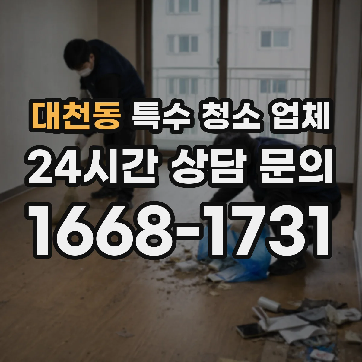 대천동 특수 청소 업체