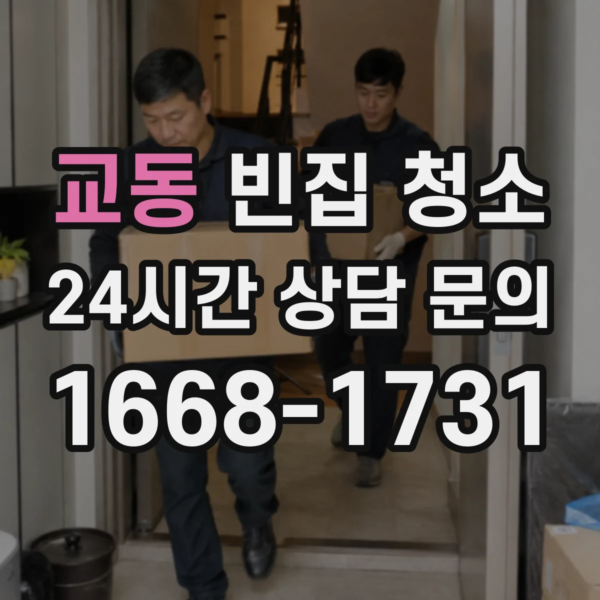 교동 빈집 청소