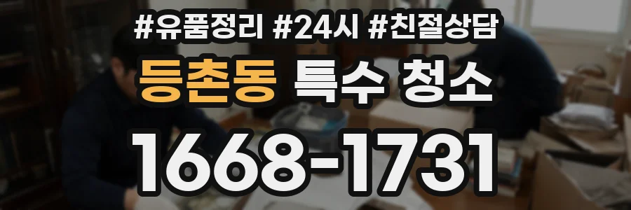 등촌동 특수 청소
