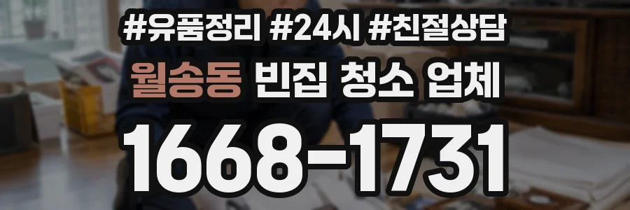 월송동 빈집 청소 업체