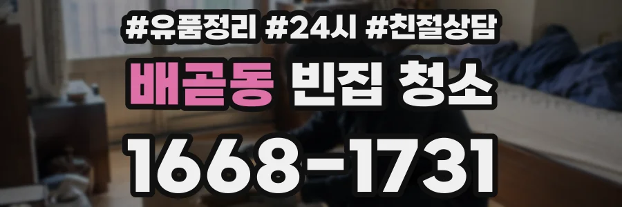 배곧동 빈집 청소