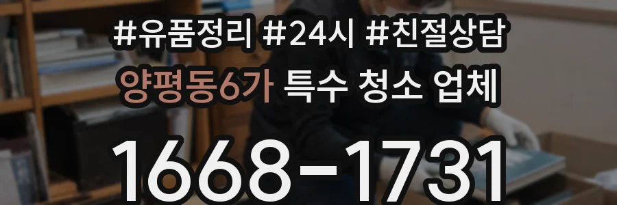 양평동6가 특수 청소 업체