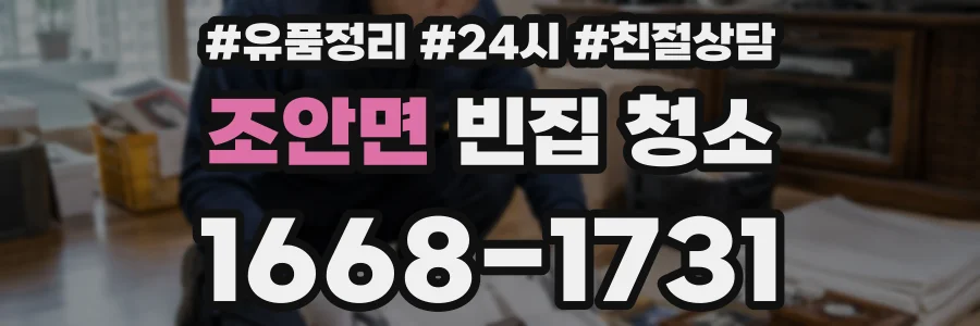 조안면 빈집 청소