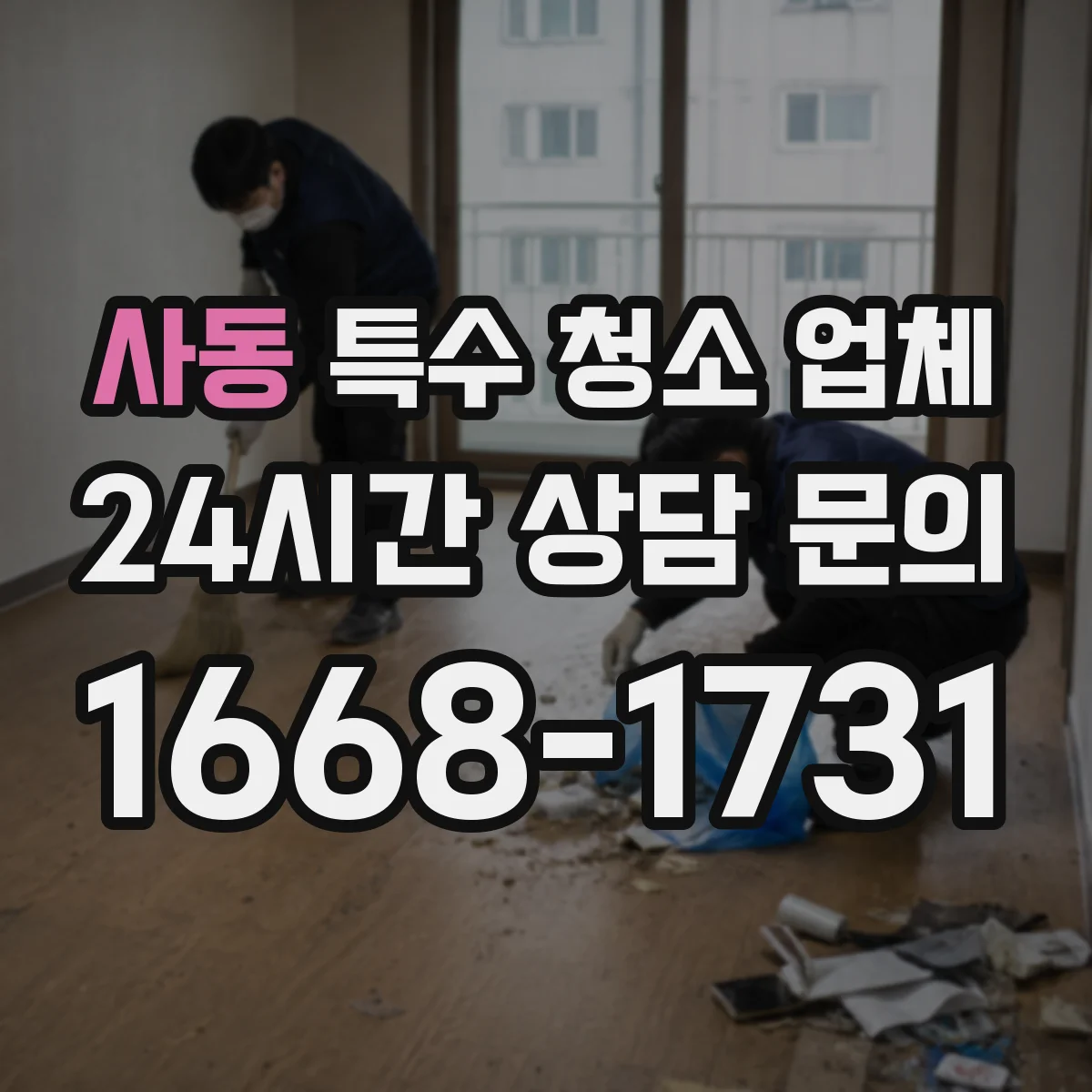사동 특수 청소 업체
