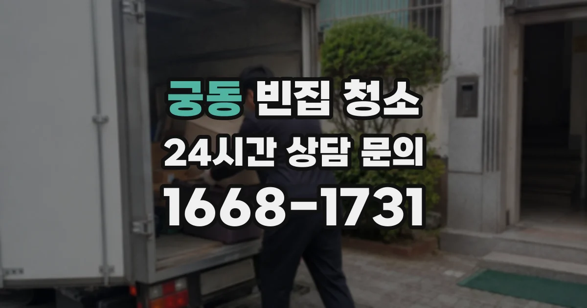 궁동 빈집 청소