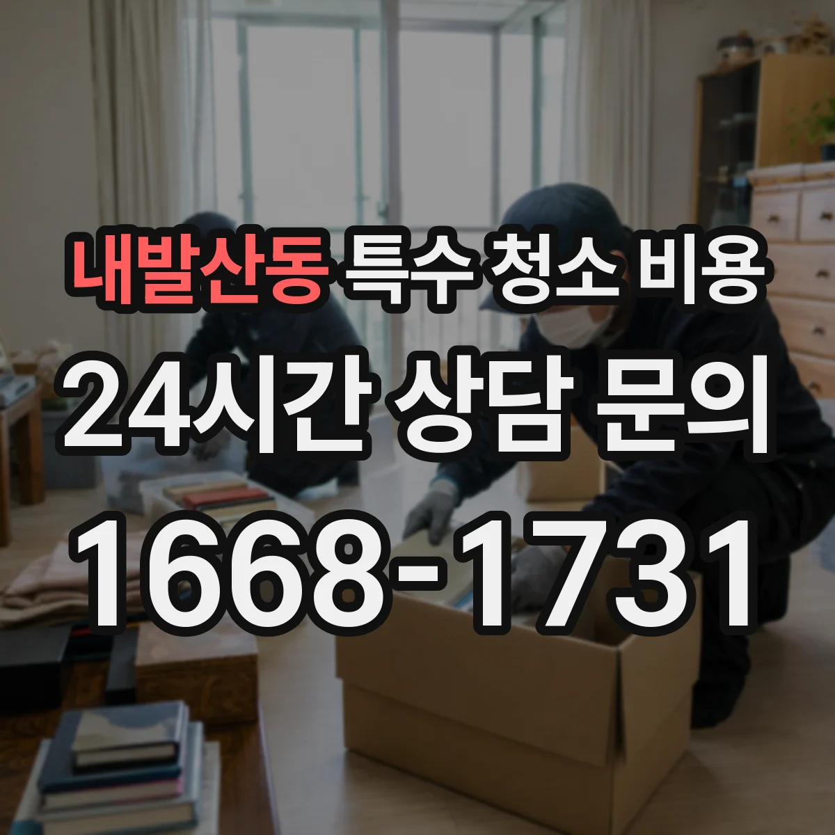 내발산동 특수 청소 비용