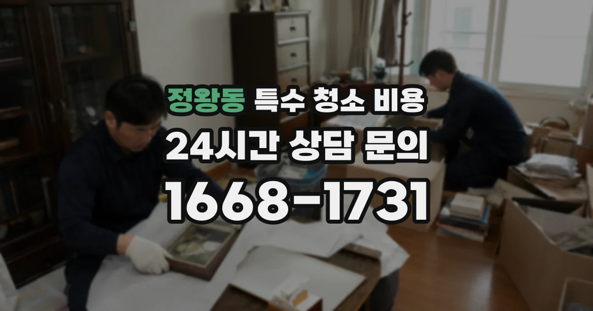 정왕동 특수 청소 비용