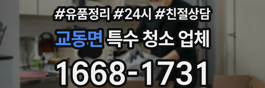 교동면 특수 청소 업체