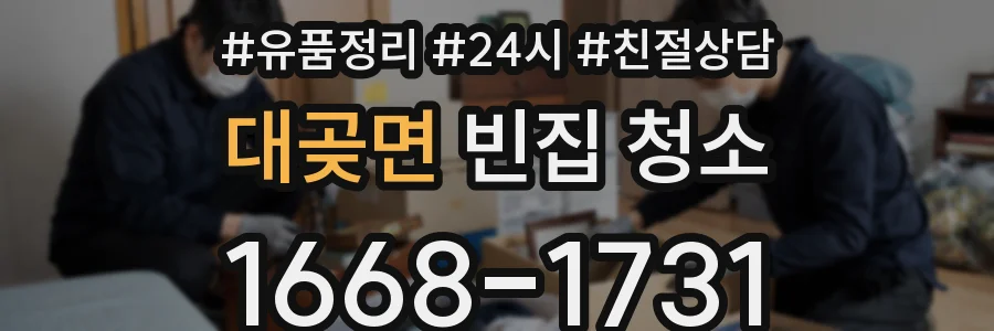 대곶면 빈집 청소