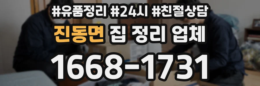 진동면 집 정리 업체