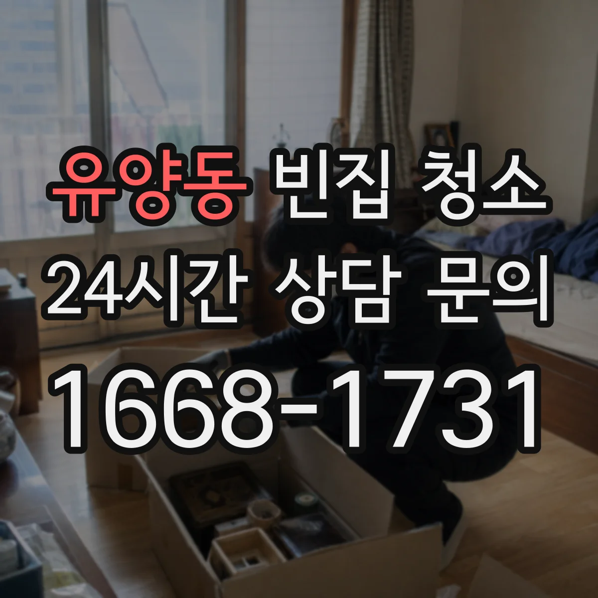 유양동 빈집 청소