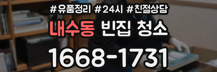 내수동 빈집 청소