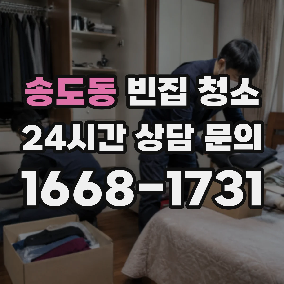 송도동 빈집 청소