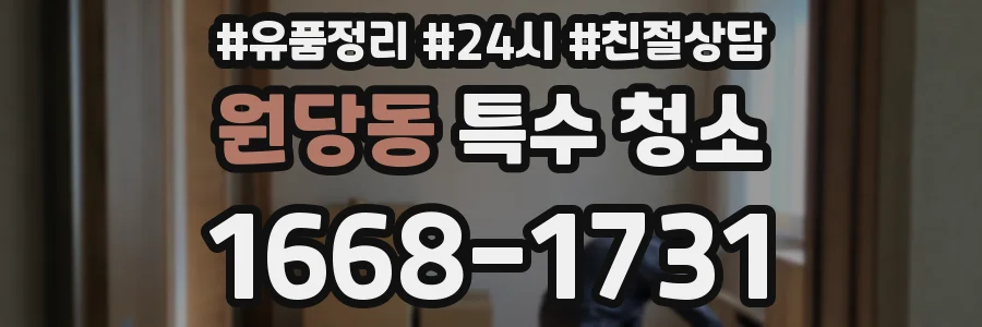원당동 특수 청소