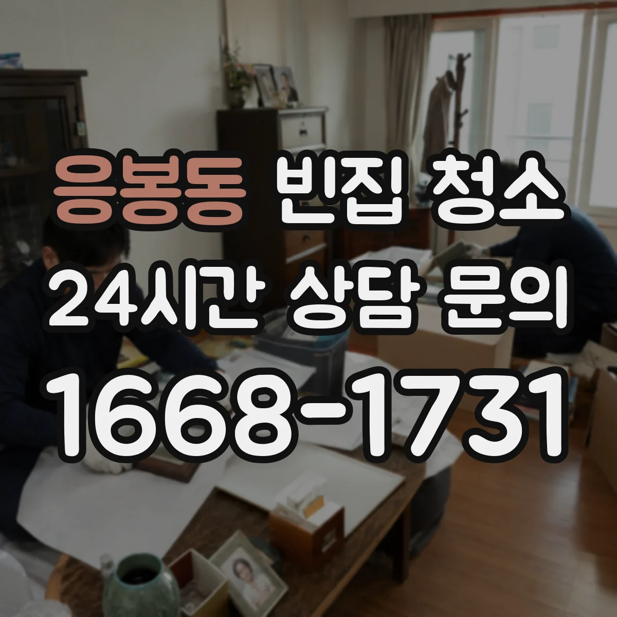 응봉동 빈집 청소
